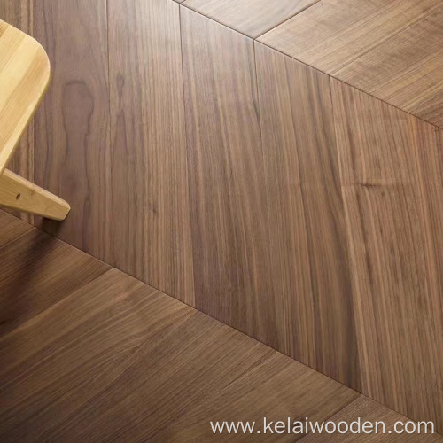 American walnut chevron fishbone hardwood flooring